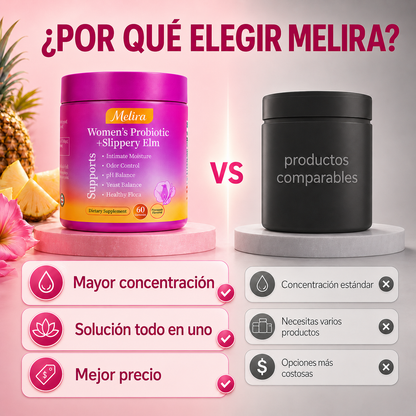 Melira™ – Probiótico Femenino en Gomitas para el Bienestar Íntimo